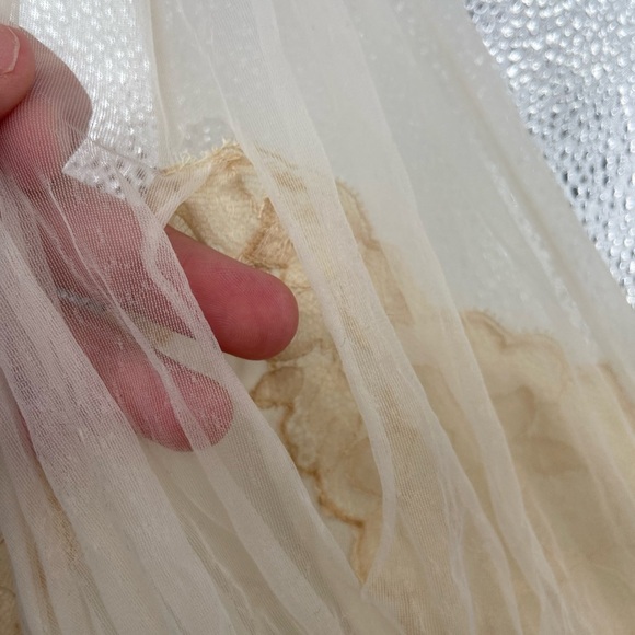 Vintage Vanity Fair Tricot Nylon Lace Nightgown Ivory Women's Size 34 - Picture 8 of 14